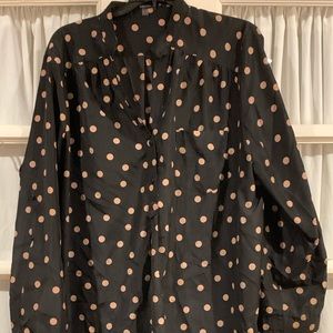 ModCloth polka dot blouse.